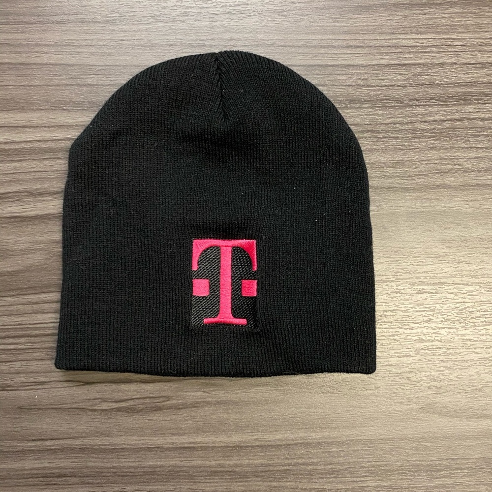 Unisex Magenta & Black T-Mobile Beanie